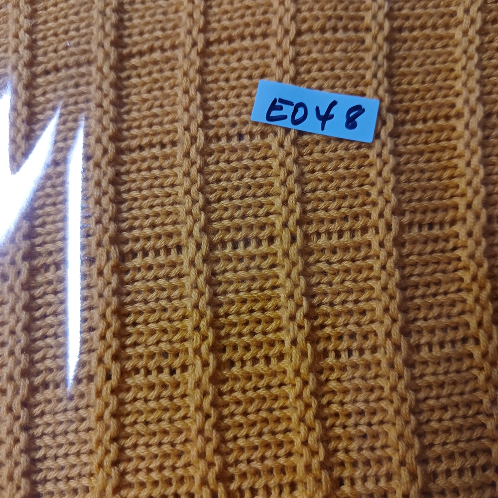 Open-Front Knit Cardigan Sweater Mustard Yellow Size M Cozycore Autumn Boho Chic - Picture 13 of 16